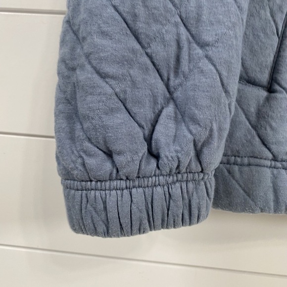 Eddie Bauer Womens Quilted Cotton Blend Full Zip Jacket XL Blue Outdoor Grandma - Picture 2 of 12